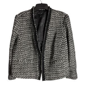 Talbots Tweed Metallic Jacket 18W Career Academia Regal Old Money Preppy Work